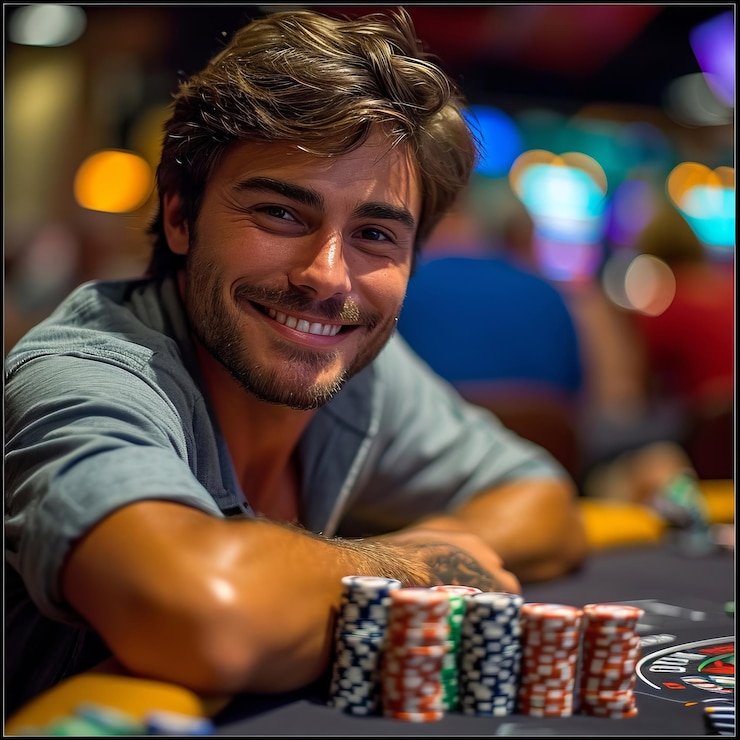 Dashboard akun uncleempire menampilkan riwayat permainan Caribbean Stud Poker